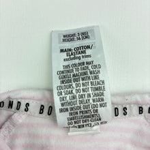 Load image into Gallery viewer, Girls Bonds, zip wondersuit / zippy / romper, GUC, size 0000,  