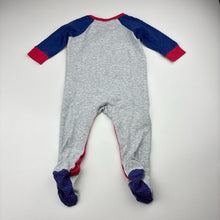 Load image into Gallery viewer, Unisex Peter Alexander, stretchy coverall / romper, rabbit, wash fade &amp; pilling, FUC, size 00,  