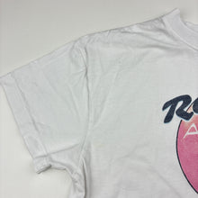 Load image into Gallery viewer, Girls RIP CURL, white cotton tee / top, small mark right front shoulder, FUC, size 12,  