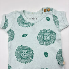 Load image into Gallery viewer, Unisex Wilson and Frenchy, pointelle organic cotton bodysuit / romper, GUC, size 000,  
