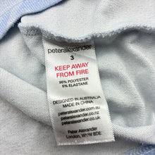 Load image into Gallery viewer, Unisex Peter Alexander, soft feel stretchy long sleeve pyjama top, GUC, size 3,  