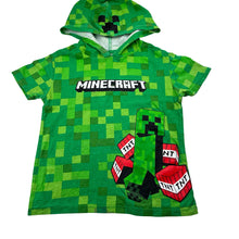 Load image into Gallery viewer, Boys Mojang, Minecraft hooded cotton tee / top, FUC, size 6,  