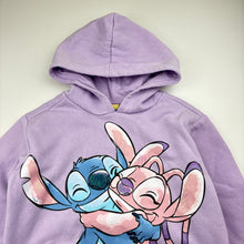 Load image into Gallery viewer, Girls Disney, Stitch fleece lined hoodie sweater, marks back left cuff, FUC, size 6,  