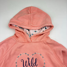 Load image into Gallery viewer, Girls Target, fleece lined hoodie sweater, marks front &amp; cuffs, FUC, size 4,  