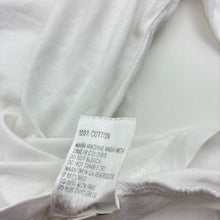 Load image into Gallery viewer, Unisex Anko, white cotton long sleeve tee / top, FUC, size 4,  