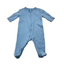 Load image into Gallery viewer, Unisex Dymples, cotton zip coverall / romper, GUC, size 0000,  