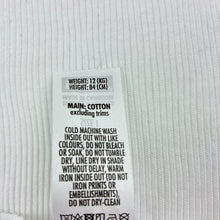 Load image into Gallery viewer, Unisex Bonds, white ribbed cotton singlet top, EUC, size 1,  