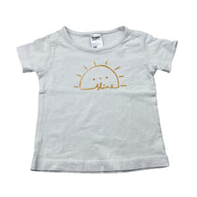 Load image into Gallery viewer, Unisex Anko, white cotton tee / top, EUC, size 00,  