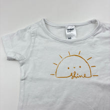 Load image into Gallery viewer, Unisex Anko, white cotton tee / top, EUC, size 00,  