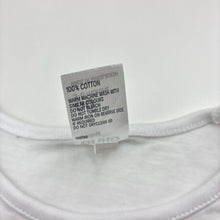 Load image into Gallery viewer, Unisex Anko, white cotton tee / top, EUC, size 00,  