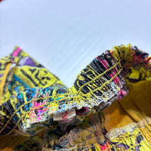 Load image into Gallery viewer, Boys handmade, colourful cotton shorts, elasticated, no size, W: 25cm across unstretched, GUC, size 2,  