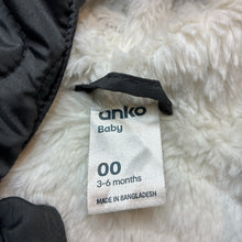 Load image into Gallery viewer, Unisex Anko, fleece lined quilted jacket / coat, EUC, size 00,  