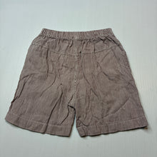 Load image into Gallery viewer, Boys striped, cotton shorts, elasticated, no labels, W: 21cm across unstretched, GUC, size 2,  