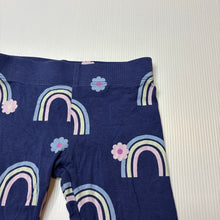 Load image into Gallery viewer, Girls Target, stretchy leggings, rainbows, GUC, size 1,  