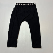 Load image into Gallery viewer, Unisex Bonds, black stretchy leggings / bottoms, GUC, size 1,  