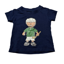Load image into Gallery viewer, Boys navy, cotton tee / top, Irish hurling, EUC, size 000-00,  