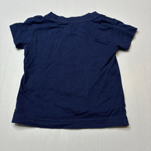 Load image into Gallery viewer, Boys navy, cotton tee / top, Irish hurling, EUC, size 000-00,  