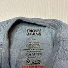 Load image into Gallery viewer, Unisex DKNY Jeans, blue cotton coverall / romper, EUC, size 0,  