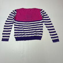 Load image into Gallery viewer, Girls Mix Kids, lightweight knitted cotton sweater / jumper, penguin, GUC, size 3,  
