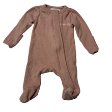Load image into Gallery viewer, Girls JAXX &amp; HARLOW, organic cotton zip coverall / romper, pilling, FUC, size 000,  