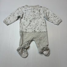 Load image into Gallery viewer, Unisex Pumpkin Patch, cotton coverall / romper, sheep, GUC, size 0000,  