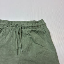 Load image into Gallery viewer, Unisex Anko, green cotton shorts, elasticated, GUC, size 2,  