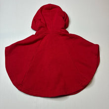 Load image into Gallery viewer, Girls CANDY STRIPES, fleece lined hooded poncho, pilling, FUC, size 1,  
