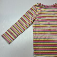 Load image into Gallery viewer, Girls KID, ribbed organic cotton blend long sleeve top, EUC, size 2,  