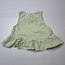 Load image into Gallery viewer, Girls H&amp;M, striped lightweight cotton top, EUC, size 2,  
