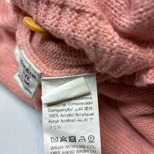 Load image into Gallery viewer, Girls SHEIN, pink knitted romper, flowers, EUC, size 000,  