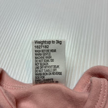 Load image into Gallery viewer, Girls Baby Berry, pink cotton bodysuit / romper, GUC, size 00000,  