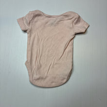 Load image into Gallery viewer, Girls Anko, pink pointelle cotton bodysuit / romper, GUC, size 000,  