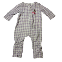 Load image into Gallery viewer, Girls Cotton On, stretchy organic cotton blend zip romper, GUC, size 0000,  
