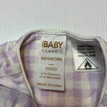 Load image into Gallery viewer, Girls Cotton On, stretchy organic cotton blend zip romper, GUC, size 0000,  