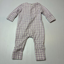 Load image into Gallery viewer, Girls Cotton On, stretchy organic cotton blend zip romper, GUC, size 0000,  