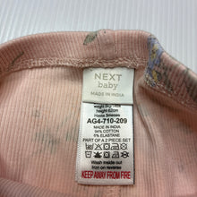 Load image into Gallery viewer, Girls Next, floral stretchy leggings / bottoms, EUC, size 000,  