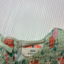 Load image into Gallery viewer, Girls Jack &amp; Milly, lined organic cotton / linen dress, GUC, size 000, L: 31cm