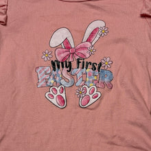 Load image into Gallery viewer, Girls lightweight, stretchy Easter bodysuit / romper, EUC, size 0,  