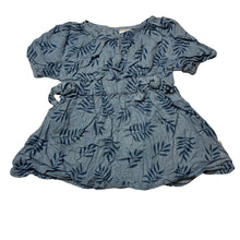 Load image into Gallery viewer, Girls Sprout, blue lyocell dress, GUC, size 00, L: 37cm