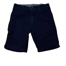 Load image into Gallery viewer, Boys B Collection, navy stretch cotton chino shorts, adjustable, GUC, size 8,  
