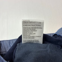 Load image into Gallery viewer, Boys B Collection, navy stretch cotton chino shorts, adjustable, GUC, size 8,  
