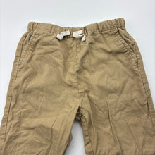 Load image into Gallery viewer, Boys Next, lightweight linen / cotton pants, elasticated, Inside leg: 47.5cm, GUC, size 5-6,  