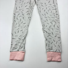 Load image into Gallery viewer, Girls grey, soft cotton pyjama pants / bottoms, GUC, size 6,  
