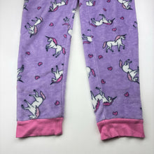 Load image into Gallery viewer, Girls Anko, fleece winter pyjama pants, unicorns, GUC, size 14,  