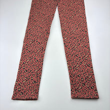 Load image into Gallery viewer, Girls Cotton On, fleece lined animal print leggings, Inside leg: 62cm, FUC, size 9-10,  