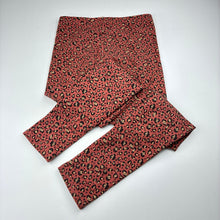 Load image into Gallery viewer, Girls Cotton On, fleece lined animal print leggings, Inside leg: 62cm, FUC, size 9-10,  