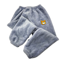 Load image into Gallery viewer, Boys grey, fleece pyjama pants / bottoms, GUC, size 5,  