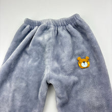 Load image into Gallery viewer, Boys grey, fleece pyjama pants / bottoms, GUC, size 5,  