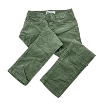 Load image into Gallery viewer, Girls H&amp;M, khaki stretch corduroy pants, adjustable, Inside leg: 42.5cm, GUC, size 5,  