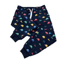 Load image into Gallery viewer, Boys Milkshake, navy fleece lined track pants, Inside leg: 40cm, GUC, size 4,  